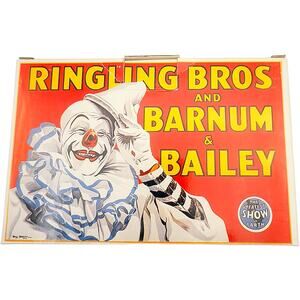 Lefton Ringling Bros Barnum Bailey Circus Roadside USA Billboard 10521 in Box